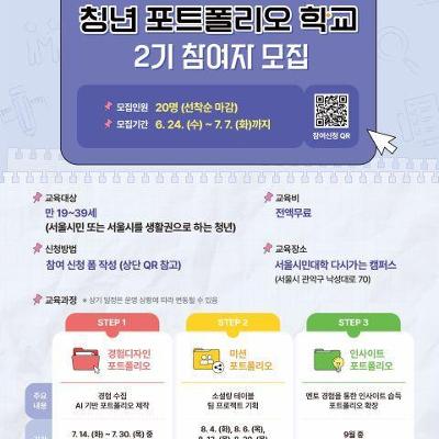 서울시평생교육진흥원 <청년포트폴리오학교 2기>