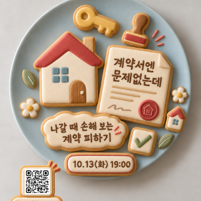 서울청년센터 강북 <공인중개사와 함께하는 📌 계약서엔 문제없는데, 나갈 때 손해 보는 계약 피하기>