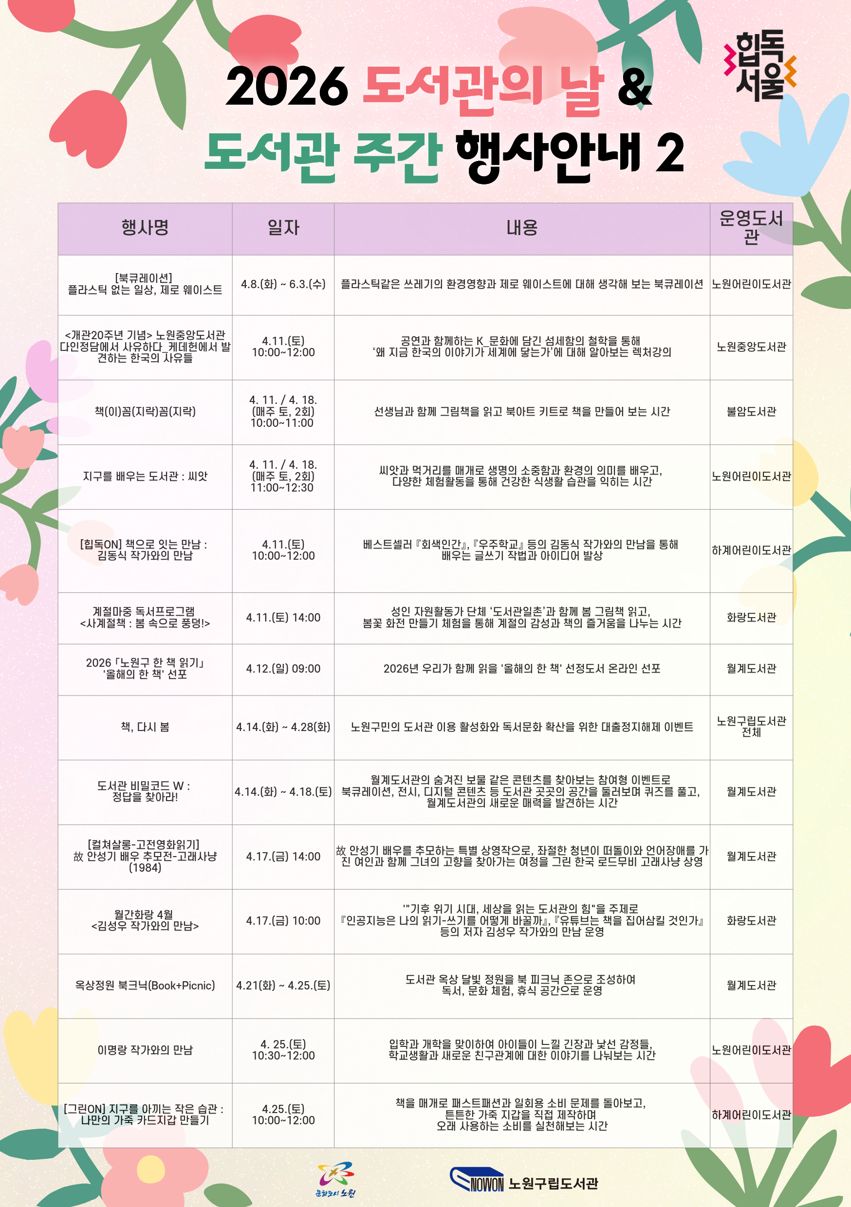 도서관주간행사안내_2 도서관주간행사안내_2